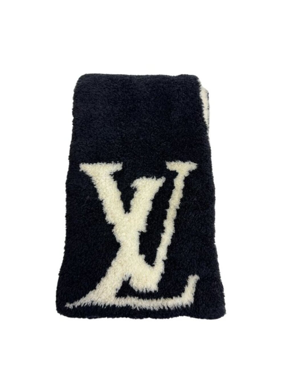 Louis Vuitton Confit Muffler Black Scarf - Picture 2 of 8